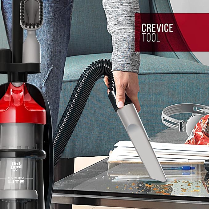Endura Lite Upright Bagless Vacuum Cleaner for Carpet and Hard Floor, Powerful, Lightweight, Corded Vacuum Cleaners for Home