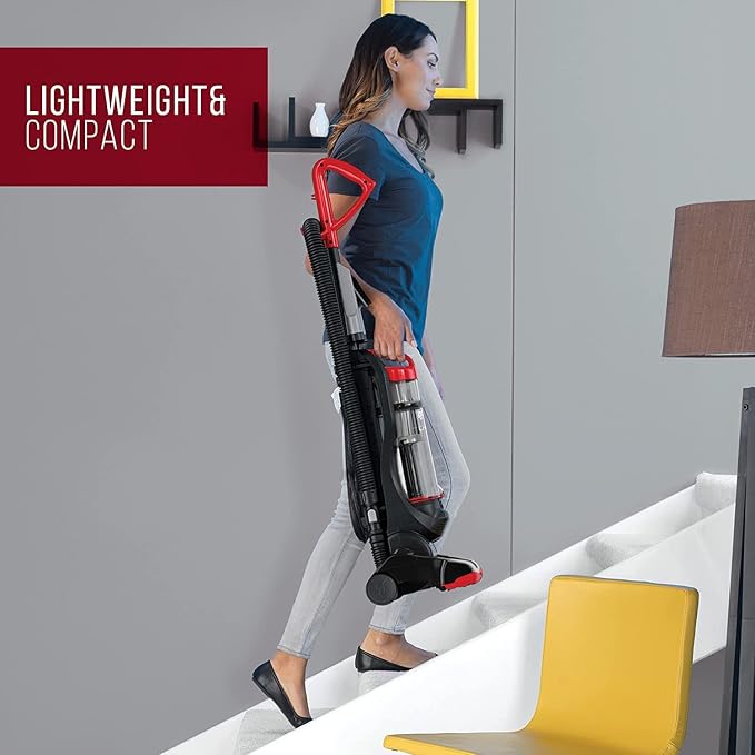Endura Lite Upright Bagless Vacuum Cleaner for Carpet and Hard Floor, Powerful, Lightweight, Corded Vacuum Cleaners for Home