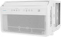 Energy Star 12,000 BTU Window Mounted Inverter Air Conditioner with Supplemental Heat, Quiet High Efficiency Window AC Unit