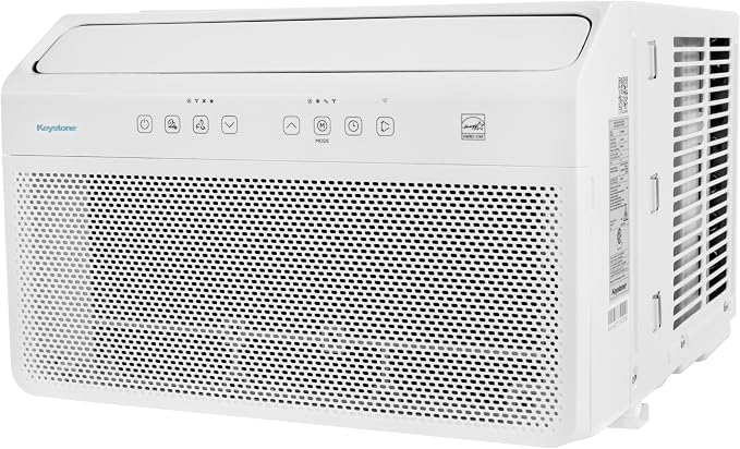 Energy Star 12,000 BTU Window Mounted Inverter Air Conditioner with Quiet, High Efficiency Operation and Remote, Window AC