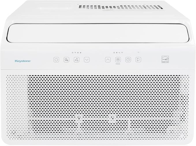 Energy Star 12,000 BTU Window Mounted Inverter Air Conditioner with Quiet, High Efficiency Operation and Remote, Window AC