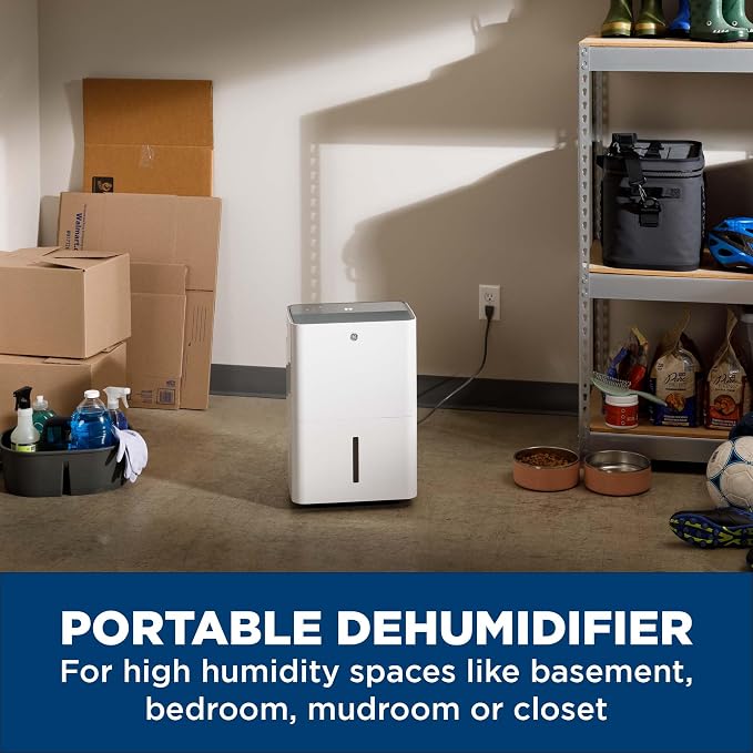 Energy Star Portable Dehumidifier for Basement, Bedroom, Bathroom, Closet or Small Rooms up to 1500 Sq Ft, alternate product