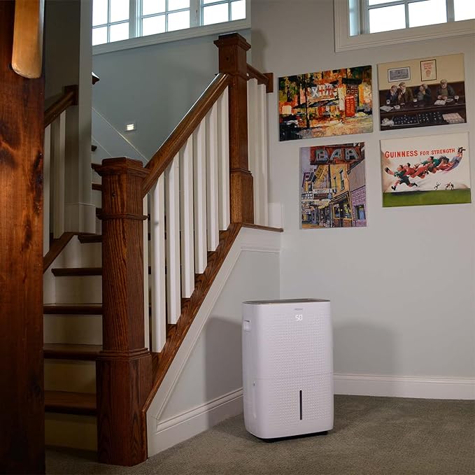 Energy Star Rated 4,500 SqFt., 50 Pint Dehumidifier With Mirage Display and Tri-Pat Safety Technology (50 Pint), alternate