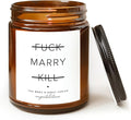 Engagement Candle, Gift for Engaged Couples | Lavender & Lemongrass Soy Wax Blend | 65-Hour Burn Time | Scented Jar for