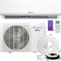 Entrada 18,000 BTU 17 SEER2 Wall Mounted Ductless Mini-Split Heat Pump Air Conditioner with 16 Ft. Installation Kit & Wall
