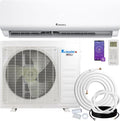 Entrada 24,000 BTU 17 SEER2 Wall Mounted Ductless Mini-Split Heat Pump Air Conditioner with 16 Ft. Installation Kit & Wall