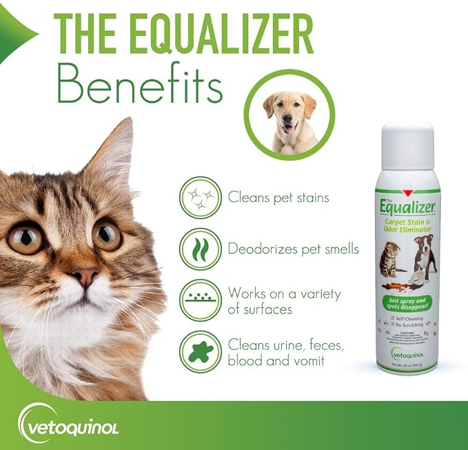 Equalizer Pet Carpet Cleaner, Stain Remover & Odor Eliminator, Carpet Spot Cleaner, 20oz, alternate product view 3