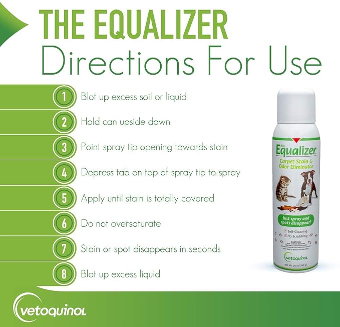 Equalizer Pet Carpet Cleaner, Stain Remover & Odor Eliminator, Carpet Spot Cleaner, 20oz, alternate product view 5