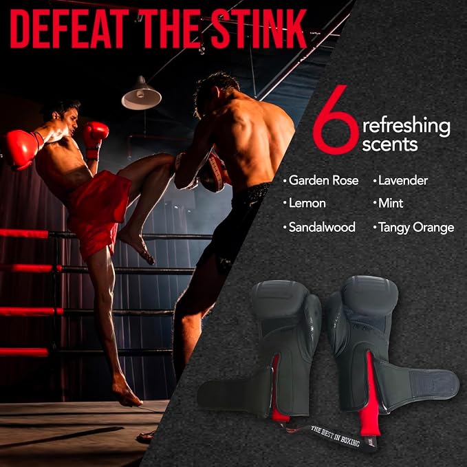 Equipment Deodorizer, Absorbs Unwanted Moisture, Odor Eliminator for Gym Bag, Bowling Bag, and Boxing Gloves, Shoe Deodorizer