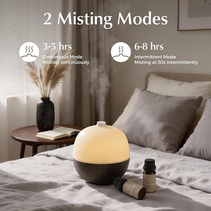 Essential Oil Diffuser, 100ml Aromatherapy Diffuser with Mood Light, Ultrasonic Oil Diffusers for Home, alternate product