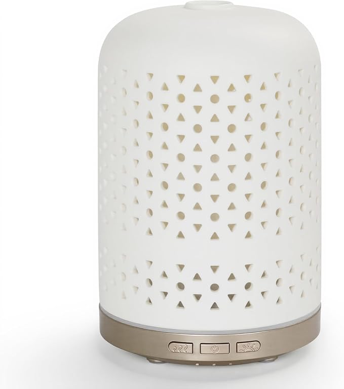 Essential Oil Diffuser – 2.4MHz Ultrasonic Aromatherapy Diffuser, everyday comfort Night Light, Timer & Auto Shut-Off