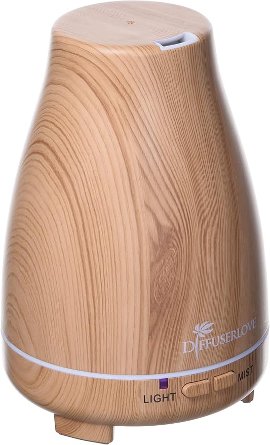 Essential Oil Diffuser 200ML Aroma Diffuser Mist Humidifiers with 7 Color LED Lights, alternate product view 4