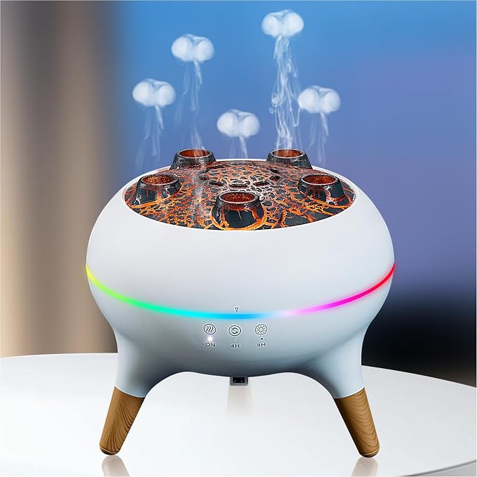 Essential Oil Diffuser 250ML,Jellyfish Diffuser Air Humidifiers Sound Pickup Ultrasonic Aromatherapy Diffuser Remote Control