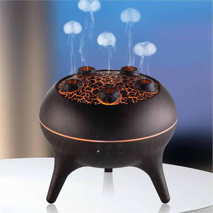 Essential Oil Diffuser 250ML,Jellyfish Diffuser Air Humidifiers Sound Pickup Ultrasonic Aromatherapy Diffuser Remote Control