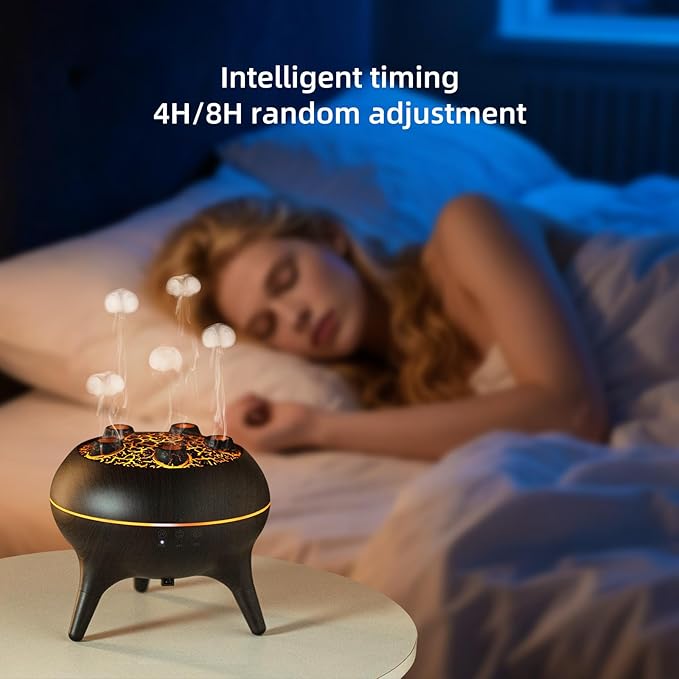 Essential Oil Diffuser 250ML,Jellyfish Diffuser Air Humidifiers Sound Pickup Ultrasonic Aromatherapy Diffuser Remote Control