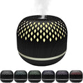Essential Oil Diffuser 300ml for Home Bedroom, Aromatherapy Oil Diffuser with 3H 6H Timer, 7 Color Light, USB Type-C, Hollow