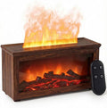 Essential Oil Diffuser, 7-Color Fireplace Fire Flame Aromatherapy Humidifier, product image