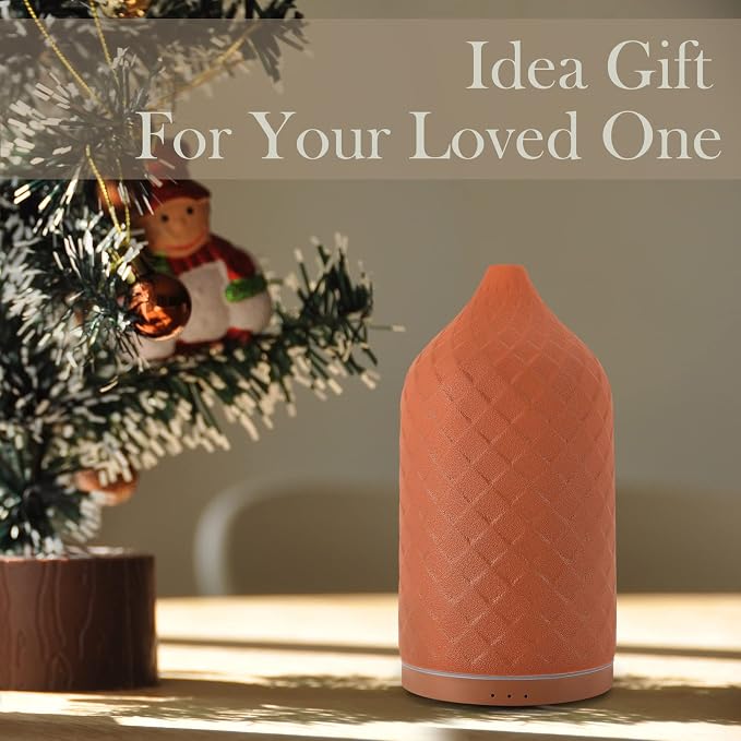 Essential Oil Diffuser for Home, Ceramic Aromatherapy Diffuser for Essential Oils, alternate product view 6