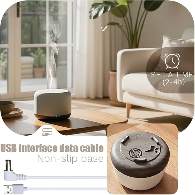 Essential Oil Diffuser for Home & Travel,300ml USB Portable Bedroom Aromatherapy Diffuser with Storage Bag,Quiet for