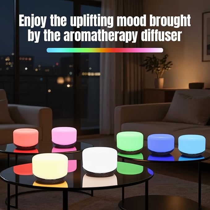 Essential Oil Diffuser for Home & Travel,300ml USB Portable Bedroom Aromatherapy Diffuser with Storage Bag,Quiet for
