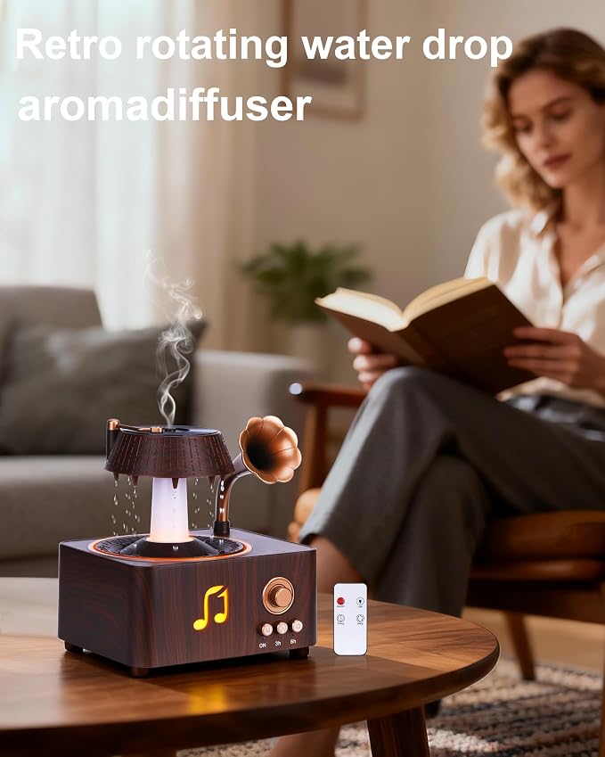 Essential Oil Diffuser, Humidifiers For Bedroom, 250ml Cool Mist Rain Diffuser, alternate product view 5