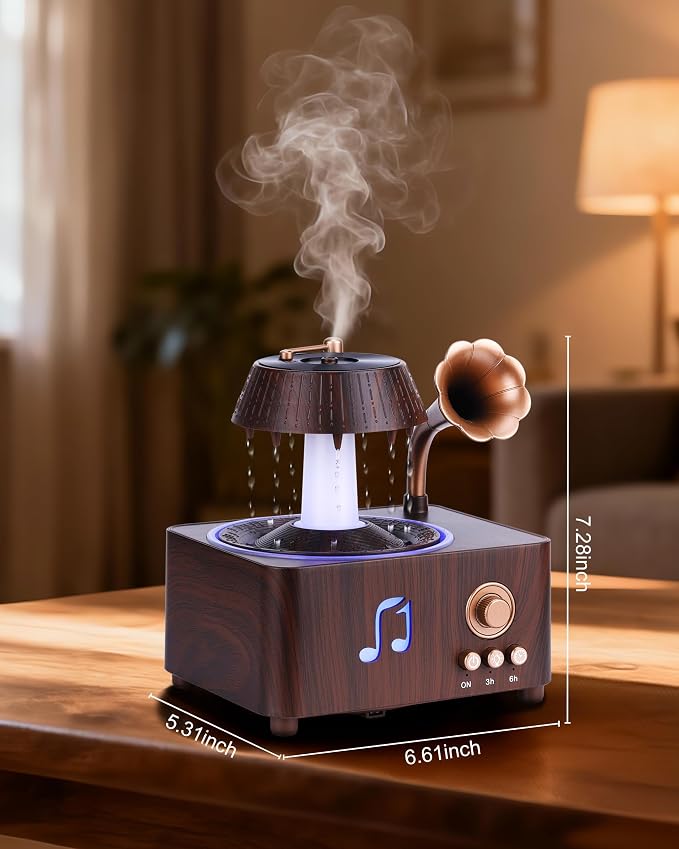 Essential Oil Diffuser, Humidifiers For Bedroom, 250ml Cool Mist Rain Diffuser, alternate product view 7