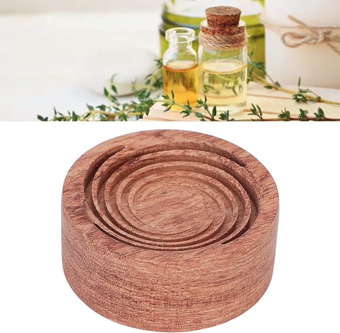 Essential Oil Diffuser, Mini Wood Aromatherapy Diffuser Box for Car Living Room Office, Wooden Essential Oil Diffuser Box