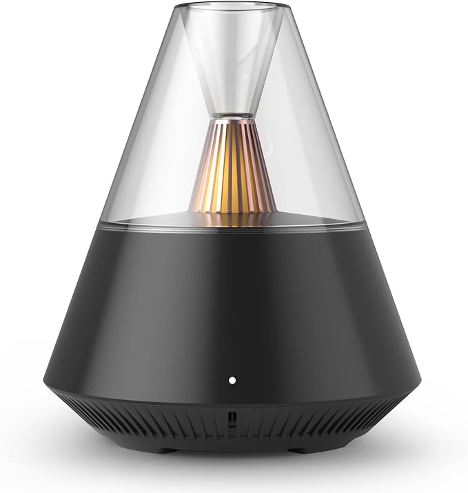 Essential Oil Diffuser, Modern Style Aromatherapy Aroma Diffusers with Candle Light, Fragrance Ultrasonic Cool Mist