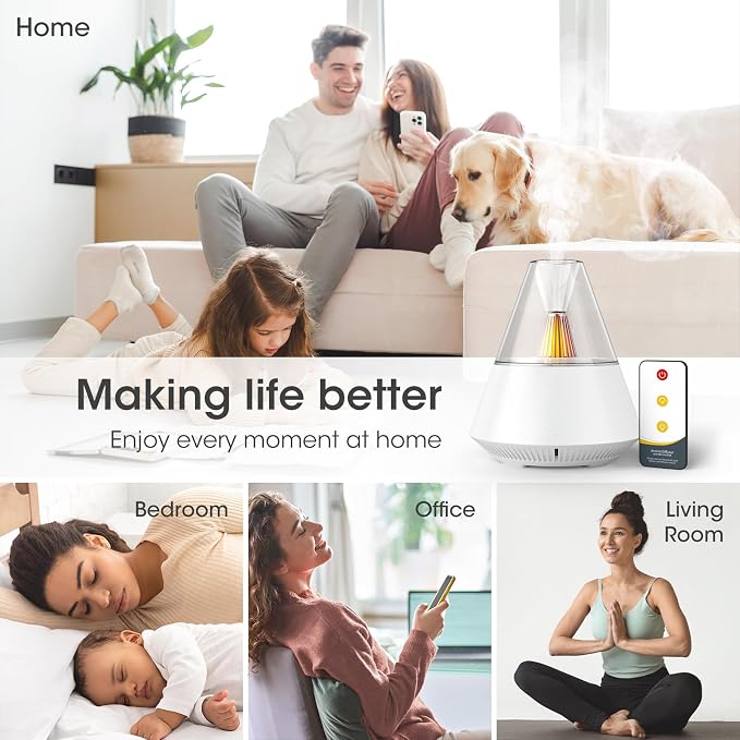 Essential Oil Diffuser Personal, Modern Style Aroma Diffusers, Scent Fragrance Spray for Home, Office, Bedroom, Room