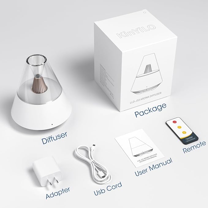 Essential Oil Diffuser Personal, Modern Style Aroma Diffusers, Scent Fragrance Spray for Home, Office, Bedroom, Room