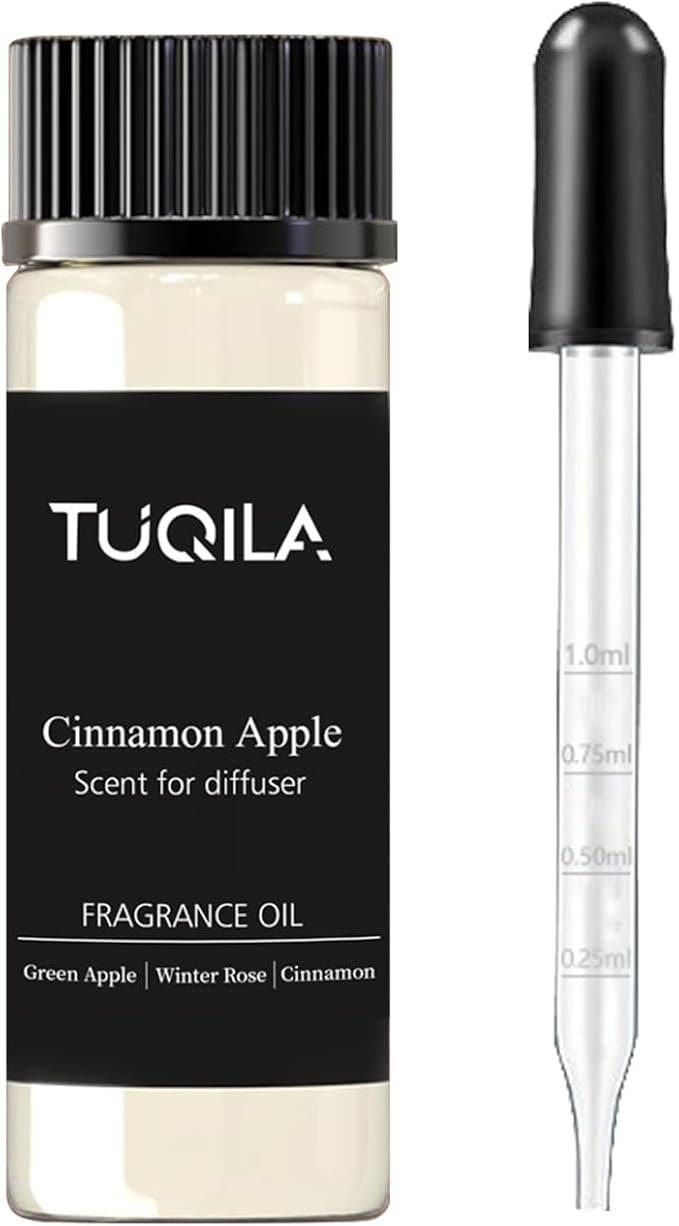 Essential Scent Oil Cinnamon pples 20ML Sampler Waterless Diffuser Oil for Cold Air Diffusers, Luxury Home Fragrance Oils