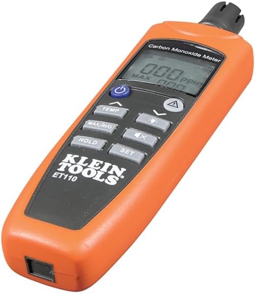 ET110 CO Meter, Carbon Monoxide Tester and Detector with Exposure Limit Alarm, 4 x AAA Batteries and Carry Pouch, alternate