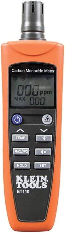 ET110 CO Meter, Carbon Monoxide Tester and Detector with Exposure Limit Alarm, 4 x AAA Batteries and Carry Pouch, alternate