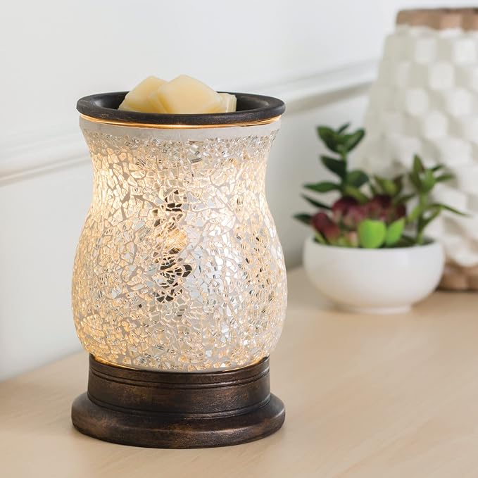 ETC. Illumination Fragrance Warmer- Light-Up Warmer for Warming Scented Candle Wax Melts and Tarts or to Freshen Room