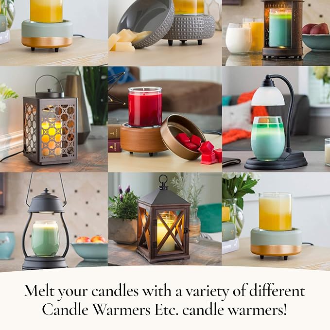 ETC. Illumination Fragrance Warmer- Light-Up Warmer for Warming Scented Candle Wax Melts and Tarts or to Freshen Room