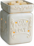 ETC. Illumination Fragrance Warmer- Light-Up Warmer for Warming Scented Candle Wax Melts and Tarts or to Freshen Room, Live