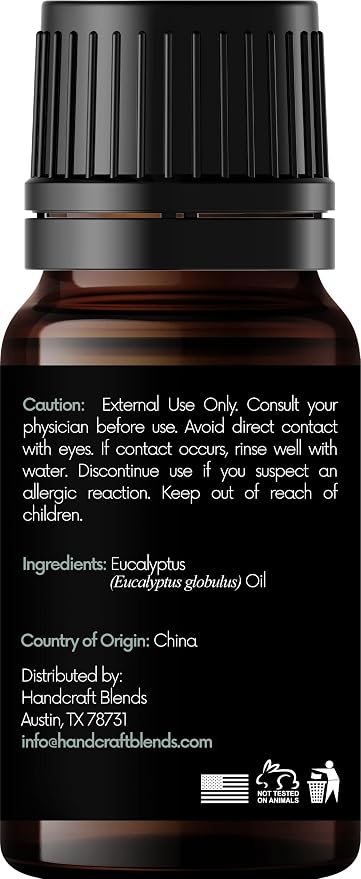 Eucalyptus Essential Oil – 0.33 Fl Oz – 100% Pure and Natural – Premium Grade Essential Oil for Diffuser and, alternate