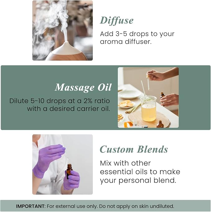 Eucalyptus Essential Oil – 0.33 Fl Oz – 100% Pure and Natural – Premium Grade Essential Oil for Diffuser and, alternate
