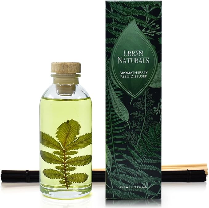 Eucalyptus Sage Reed Diffuser Oil Gift Set | Eucalyptus, Sage, Mint, Lime & Cedarwood Essential Oils| Soothing & Relaxing
