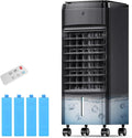 Evaporative Air Cooler, 3-IN-1 Air Conditioner Portable for Room w/ 4 Modes & 3 Speed, 12H Timer, 1 Gal Detachable Water