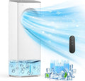 Evaporative Air Cooler,3-IN-1 Swamp Cooler 24ft/s,Portable Air Conditioners Windowless w/Remote,15H