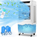 Evaporative Air Cooler, 3000CFM Portable Swamp Cooler with Remote Control, 3 Speeds, 12H Timer & 10.3 Gallon Water Tank