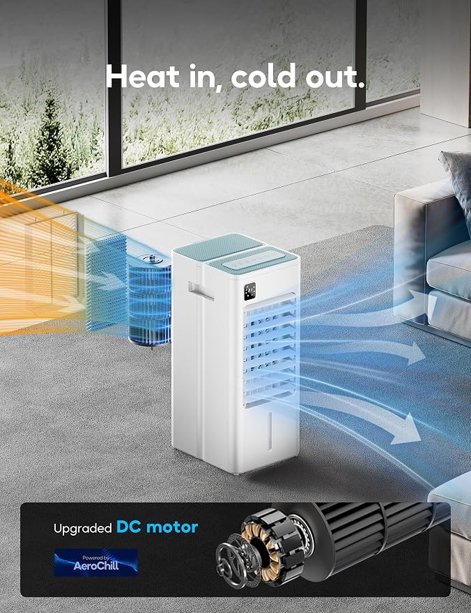 Evaporative Air Cooler - 4 in White., alternate view 6