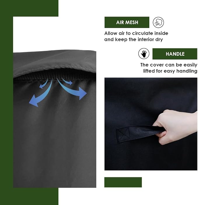 Evaporative Cooler Cover Compatible with MC91/ MC92V/M350 11,000 CFM Evaporative Cooler Waterproof Swamp Cooler