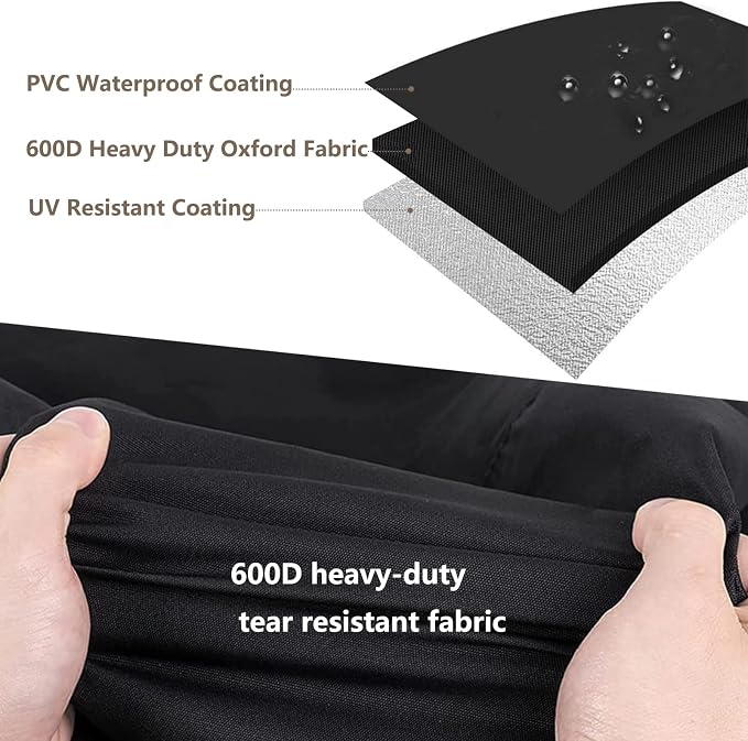 Evaporative Cooler Cover for MC61M MC61V Evaporative Cooler,Outdoor Heavy Duty 600D Waterproof Swamp Cooler