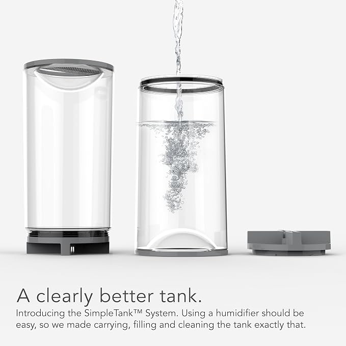 EVDC300 Energy Smart Evaporative Humidifier with Automatic Shut-off, 1 Gallon Capacity, LED Display, White, alternate product
