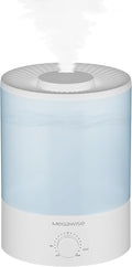everyday comfort Top-Refill Cool Mist Humidifiers for Bedroom, 24dB Ultrasonic Air Vaporizer with Water Filter for Baby