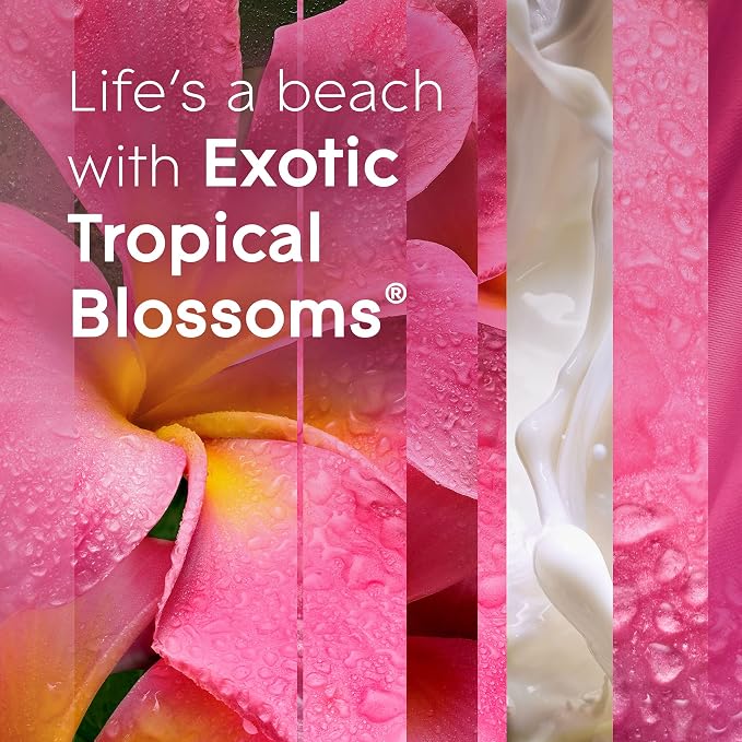 Exotic Tropical Blossoms 3-Wick Air Freshener Candle, Infused with Essential Oils, 6.8 Oz, 3 Count 3 Count 6.8 Oz, alternate