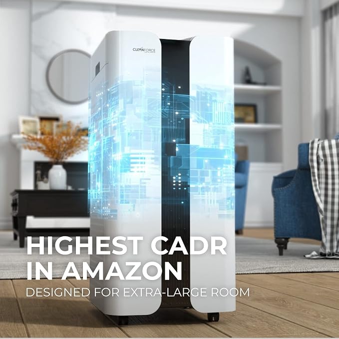 Extra large Air Purifier for home large room, covers 4000 ft2, H13 True HEPA Filter, Filters Dust, Smoke, alternate product