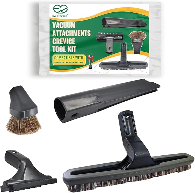4Pcs Vacuum Attachments Compatible with Rainbow Cleaner Vacuum Horsehair Brush,Dusting Floor Brush Tools,Cleaning